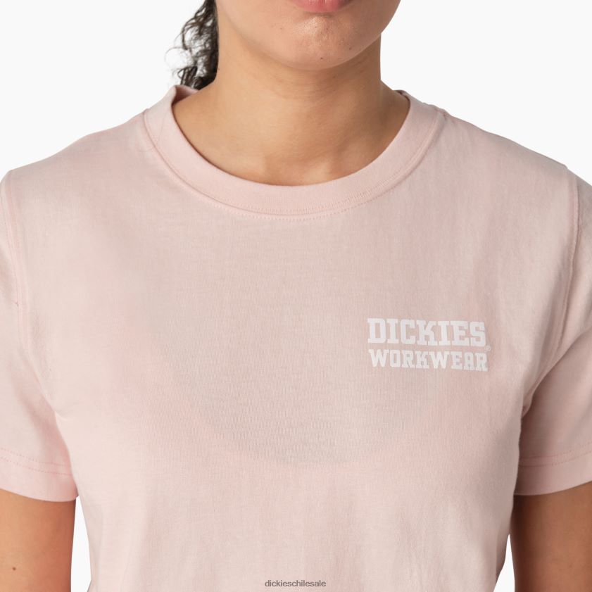 rosa loto (lo2) mujer camiseta gráfica de ropa de trabajo pesada Dickies ropa de trabajo X4H0F2118