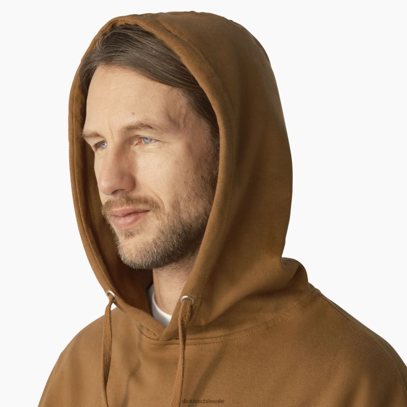 pato marrón (bd) hombres sudadera con capucha y estampado Heritage Workwear Dickies ropa de trabajo X4H0F1180