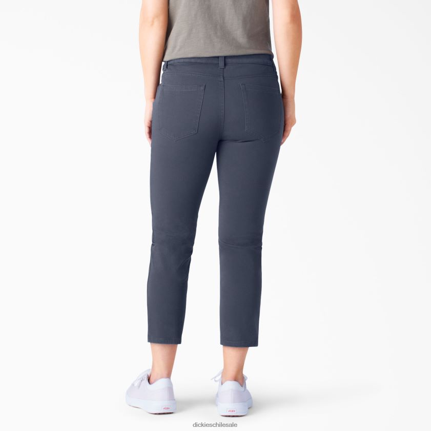 azul marino enjuagado (rnv) mujer capri ajustados de forma perfecta Dickies vestir X4H0F1817