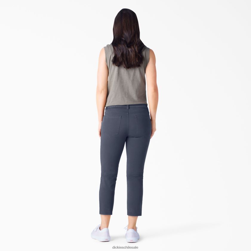 azul marino enjuagado (rnv) mujer capri ajustados de forma perfecta Dickies vestir X4H0F1817