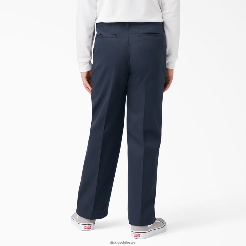 azul marino oscuro (dn) niños pantalones de corte clásico Dickies vestir X4H0F2687