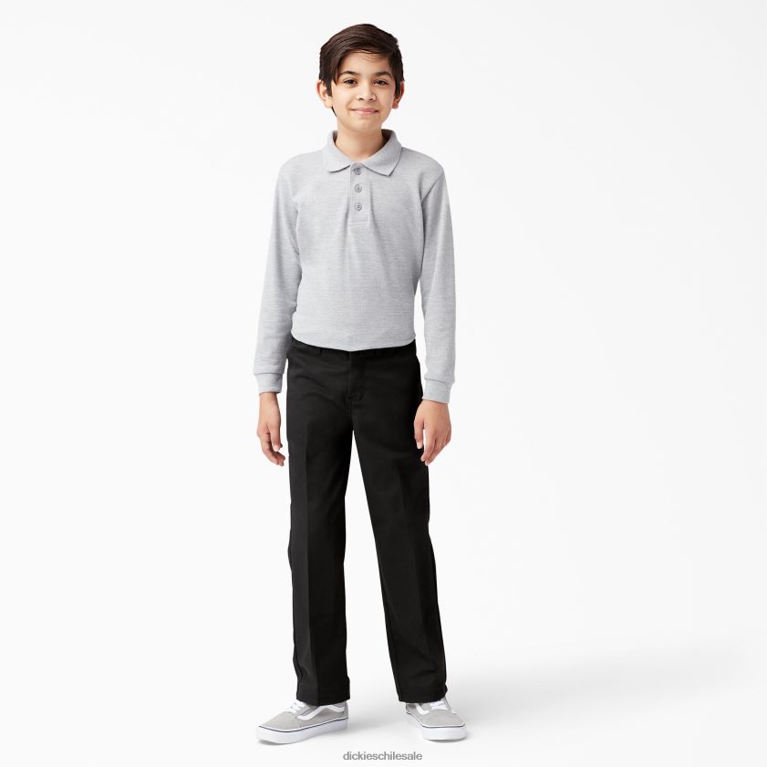 negro (negro) niños pantalones de corte clásico Dickies vestir X4H0F2655