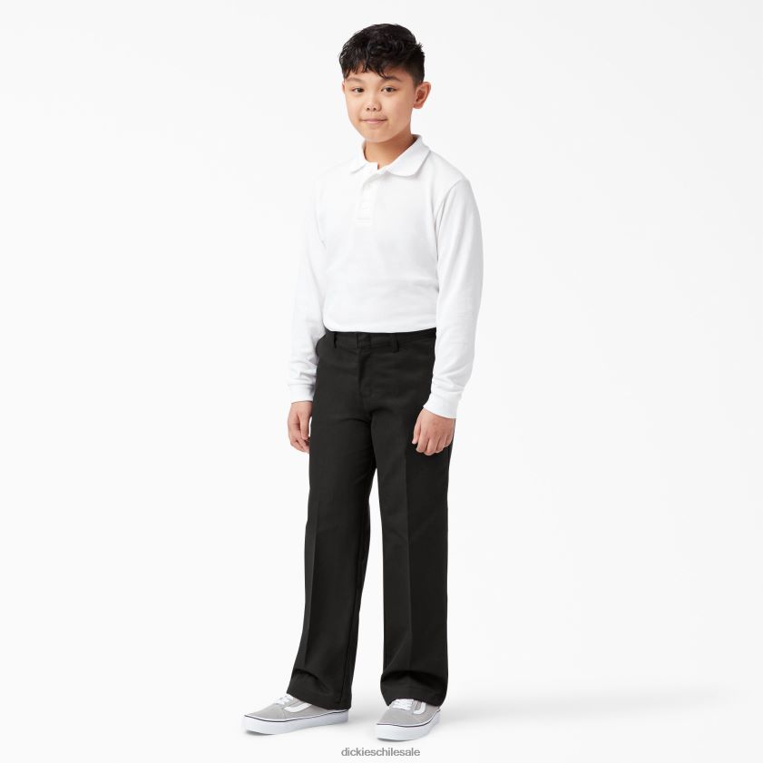 negro (negro) niños pantalones de corte clásico Dickies vestir X4H0F2685