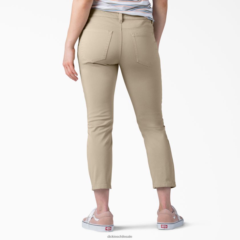 piedra oxford enjuagada (rdg2) mujer capri ajustados de forma perfecta Dickies vestir X4H0F1816