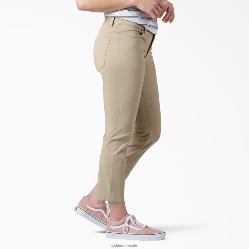 piedra oxford enjuagada (rdg2) mujer capri ajustados de forma perfecta Dickies vestir X4H0F1816