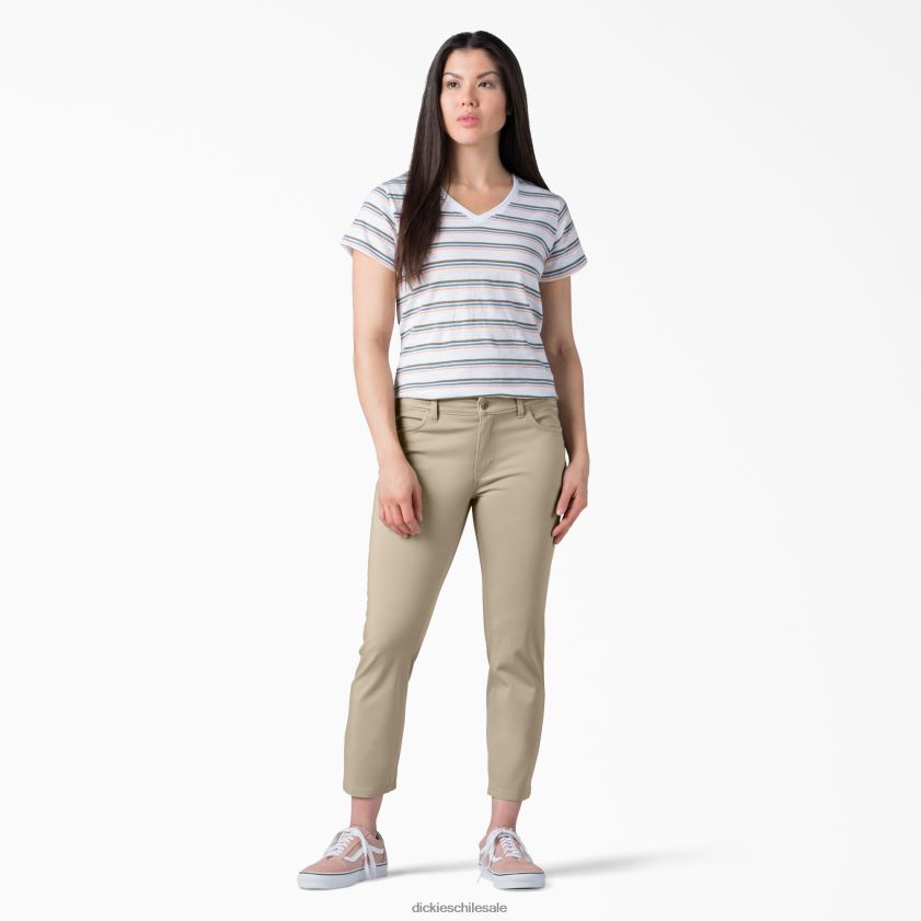 piedra oxford enjuagada (rdg2) mujer capri ajustados de forma perfecta Dickies vestir X4H0F1816