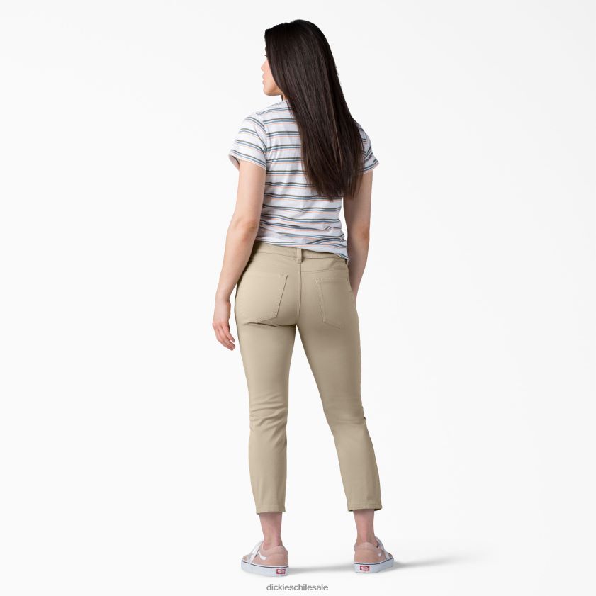 piedra oxford enjuagada (rdg2) mujer capri ajustados de forma perfecta Dickies vestir X4H0F1816