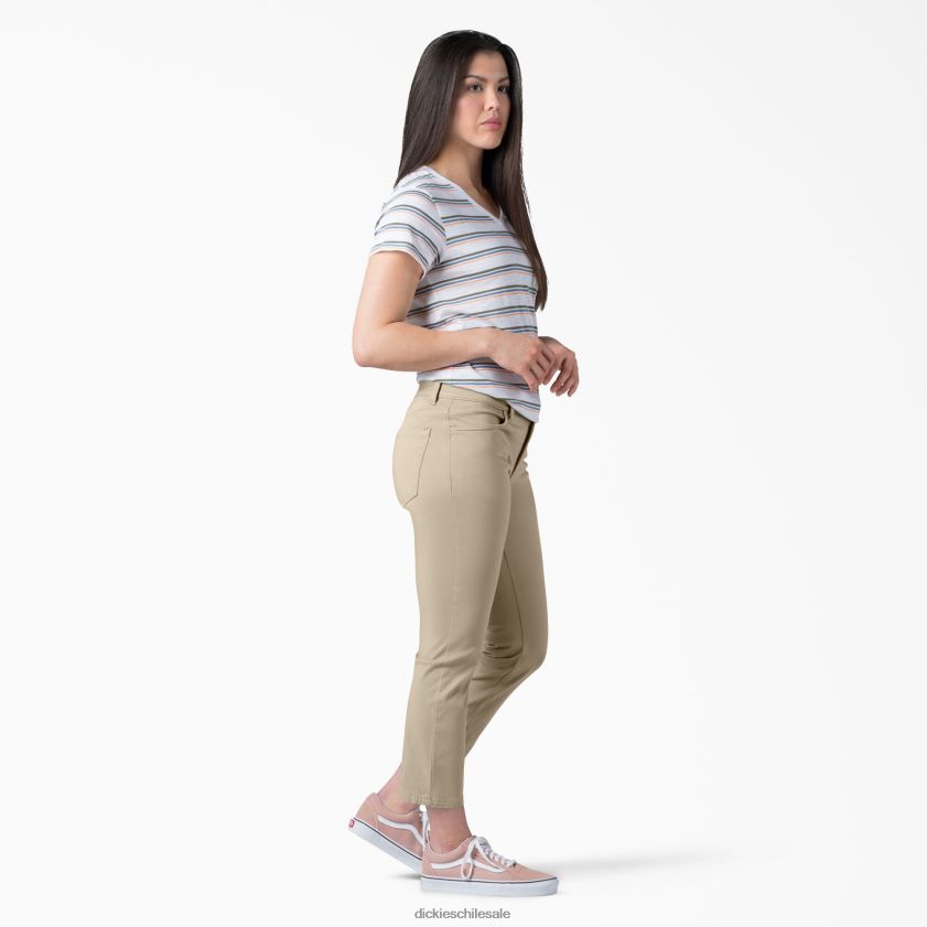 piedra oxford enjuagada (rdg2) mujer capri ajustados de forma perfecta Dickies vestir X4H0F1816