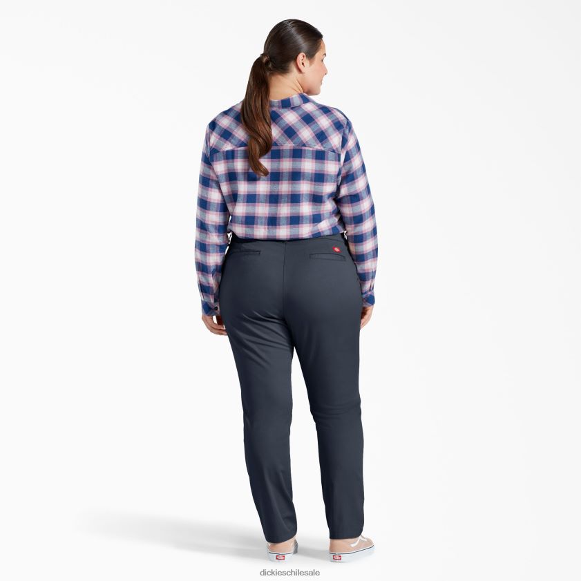 regular mujer pantalones ajustados de pierna ancha Dickies vestir X4H0F1831