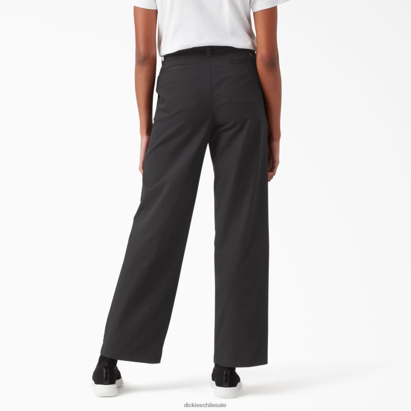 regular mujer pantalones de sarga de pierna ancha y tiro alto Dickies vestir X4H0F1842