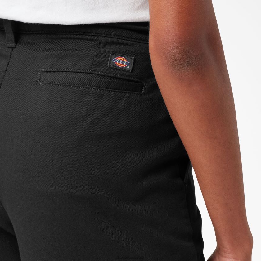 regular mujer pantalones de sarga de pierna ancha y tiro alto Dickies vestir X4H0F1842