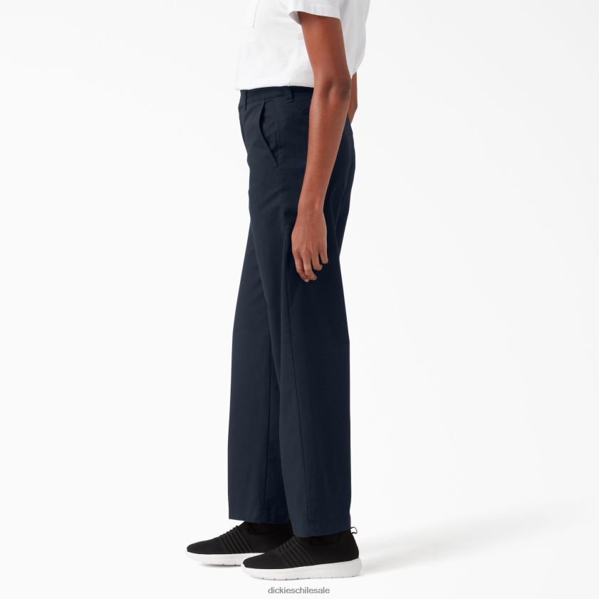 regular mujer pantalones de sarga de pierna ancha y tiro alto Dickies vestir X4H0F1843