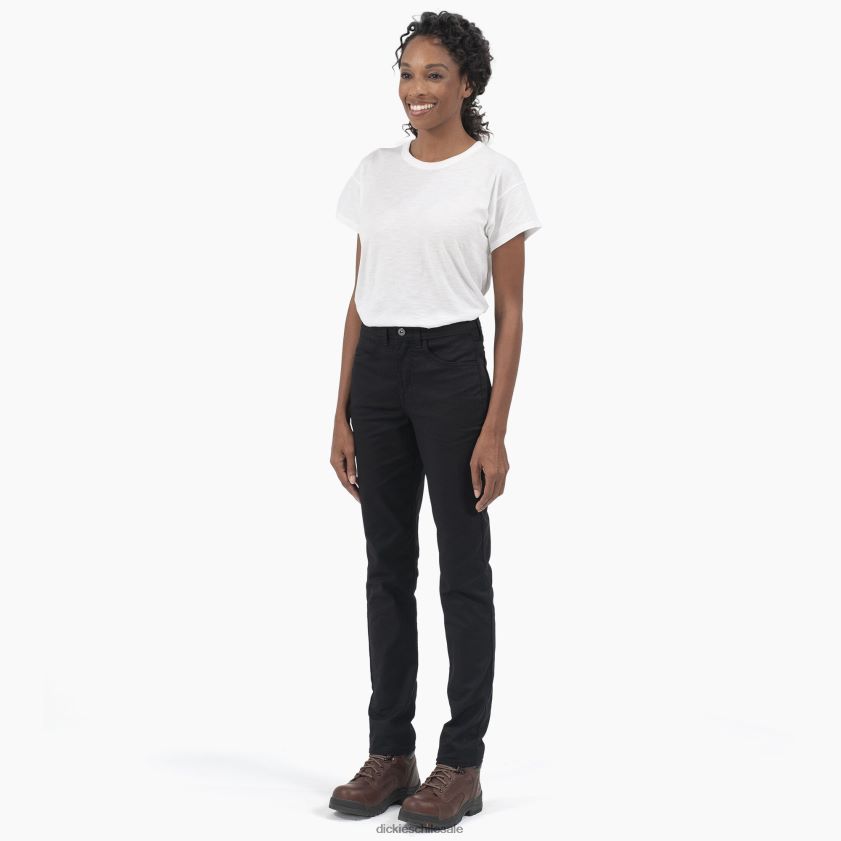 regular mujer pantalones pitillo de sarga de tiro alto Dickies vestir X4H0F1849