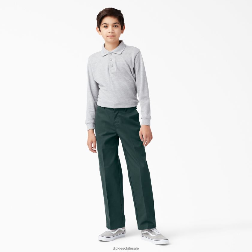 verde cazador (gh) niños pantalones de corte clásico Dickies vestir X4H0F2659
