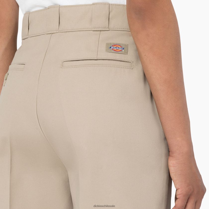caqui (kh) mujer pantalones cortos fénix 4\" Dickies vestir X4H0F2223