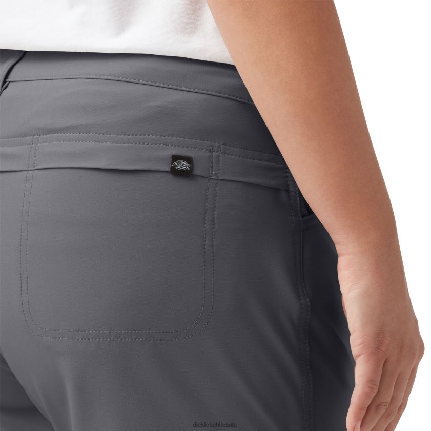 gris grafito (ga) mujer además de pantalones cortos de refrigeración 9\" Dickies vestir X4H0F1615
