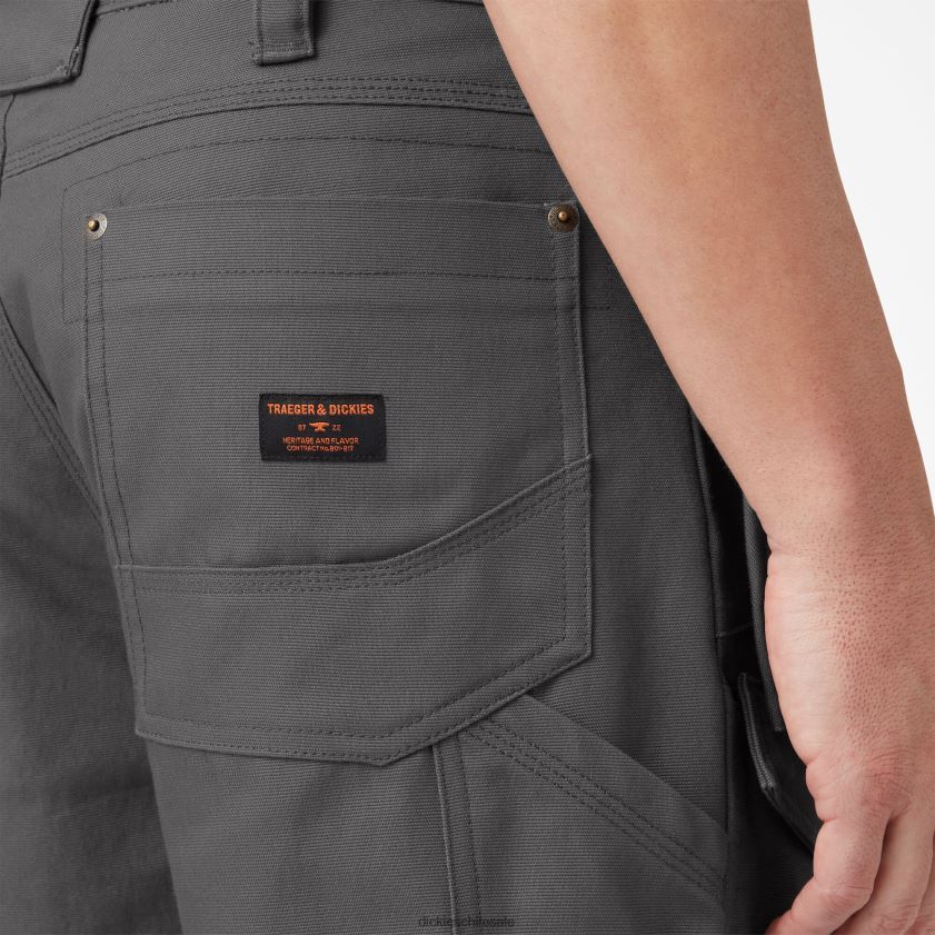 gris pizarra (sl) hombres pantalones cortos para asar traeger ultimate 11\" Dickies vestir X4H0F473