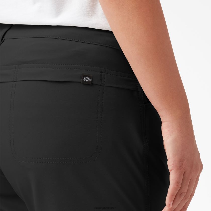 negro (negro) mujer además de pantalones cortos de refrigeración 9\" Dickies vestir X4H0F1614