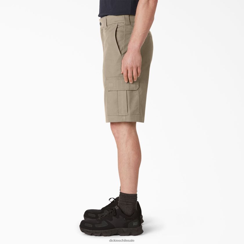 arena del desierto (ds) hombres pantalones cortos de carga de cintura activa de enfriamiento 11 \" Dickies vestir X4H0F369