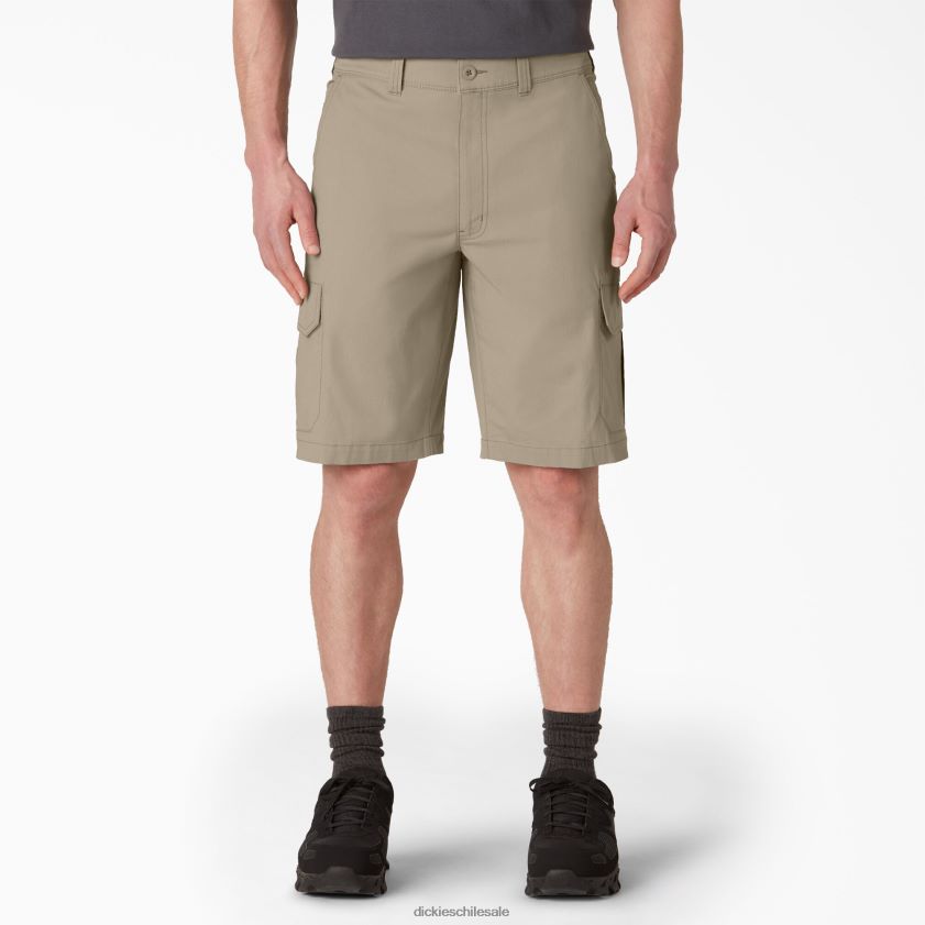 arena del desierto (ds) hombres pantalones cortos de carga de refrigeración 11" Dickies vestir X4H0F436