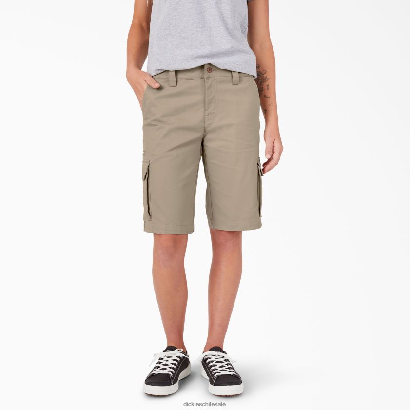 arena del desierto (ds) mujer shorts cargo de ajuste relajado 11" Dickies vestir X4H0F2226