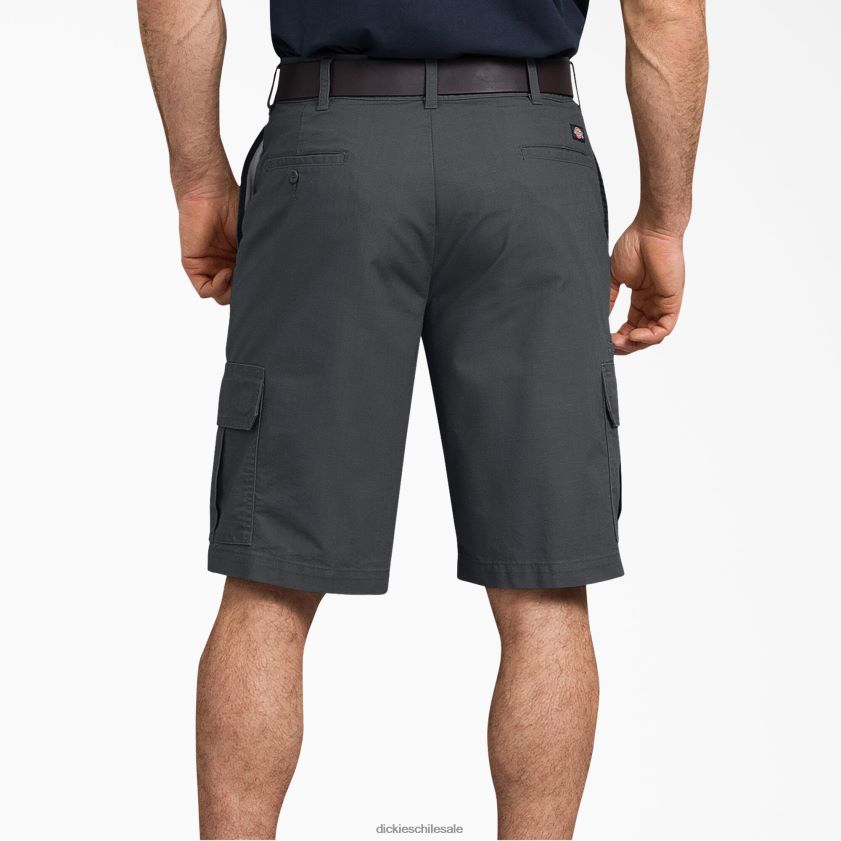 gris carbón enjuagado (rch) hombres shorts cargo ripstop 11\" Dickies vestir X4H0F459