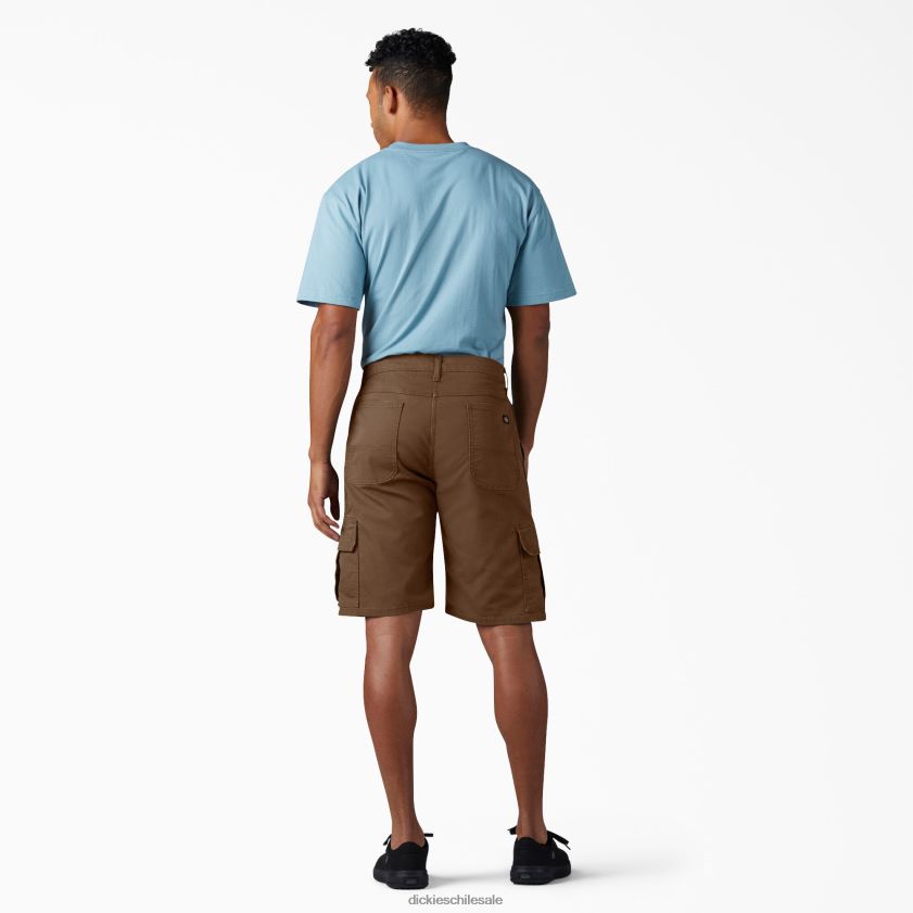 marrón madera lavada a la piedra (stb) hombres shorts cargo de pato de ajuste relajado 11\" Dickies vestir X4H0F442