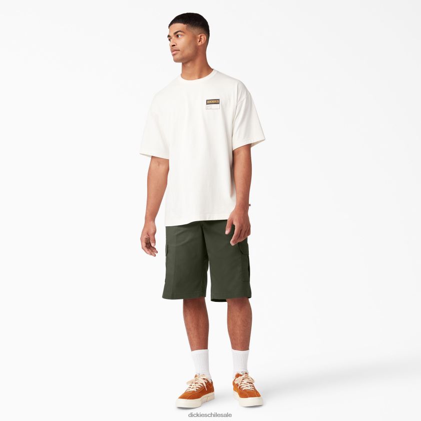 verde oliva (og) hombres shorts cargo de ajuste relajado 13\" Dickies vestir X4H0F365
