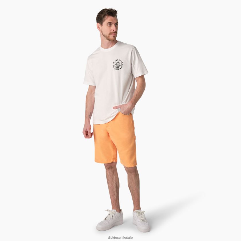 batido de papaya lavada a la piedra (sps) hombres pantalones cortos de carpintero de pato lavado a la piedra 11\" Dickies vestir X4H0F469