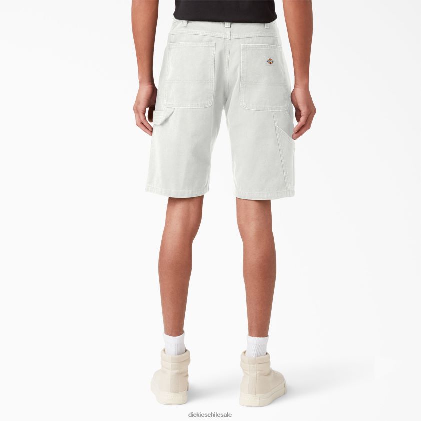 nube lavada a la piedra (s2c) hombres pantalones cortos de carpintero de pato lavado a la piedra 11\" Dickies vestir X4H0F471