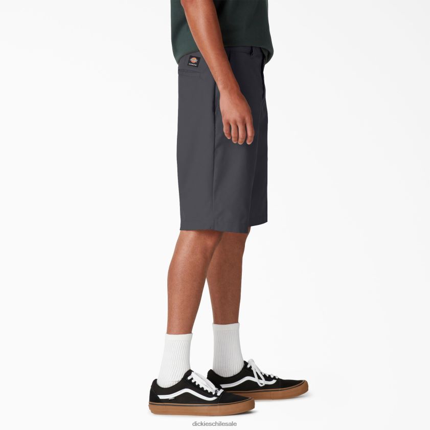 gris carbón (ch) hombres pantalones cortos de skate slim fit 11\" Dickies vestir X4H0F382