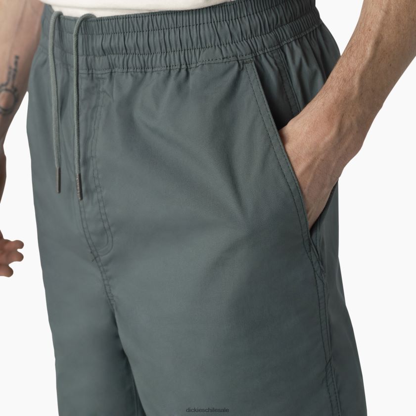 lincoln verde (ln) hombres patineta becas pase pantalones cortos 9\" Dickies vestir X4H0F465