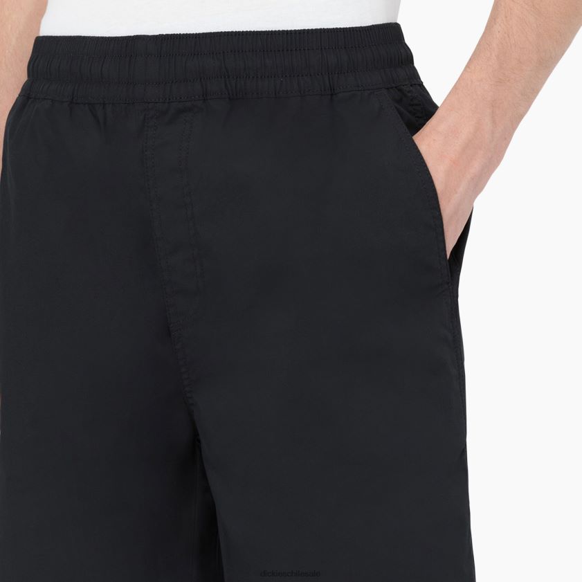 negro (bkx) hombres patineta becas pase pantalones cortos 9\" Dickies vestir X4H0F464
