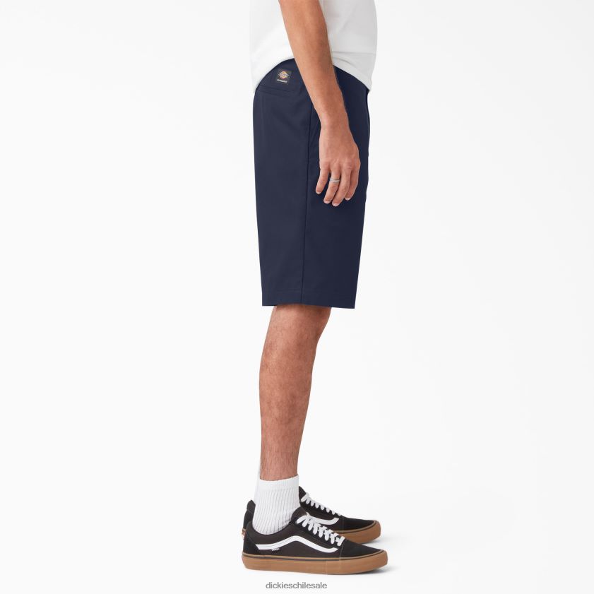 tinta azul marino (ik) hombres pantalones cortos de skate slim fit 11\" Dickies vestir X4H0F384