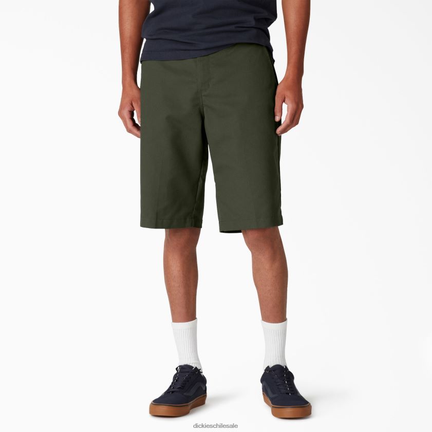 verde oliva (og) hombres pantalones cortos de skate slim fit 11" Dickies vestir X4H0F385 verde oliva (og) hombres pantalones cortos de skate slim fit 11" Dickies vestir X4H0F385
