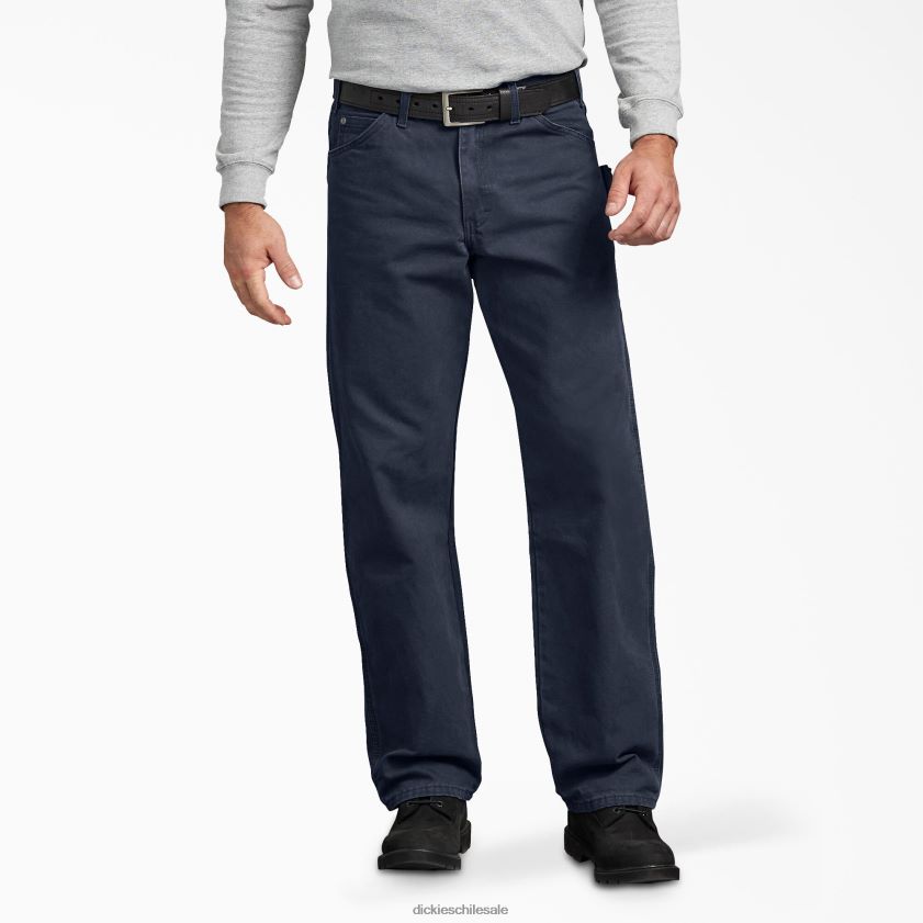 azul marino oscuro enjuagado (rdn) hombres pantalones de carpintero de pato lijado de ajuste relajado Dickies vestir X4H0F143 azul marino oscuro enjuagado (rdn) hombres pantalones de carpintero de pato lijado de ajuste relajado Dickies vestir X4H0F143