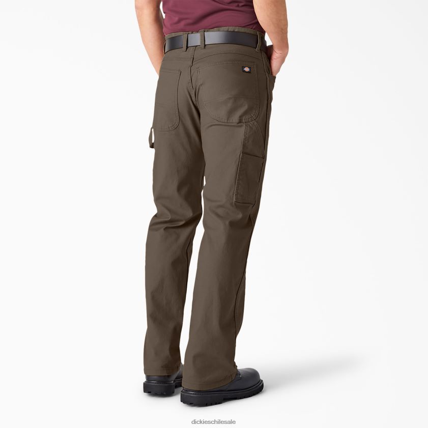 champiñón enjuagado (rmr1) hombres pantalones de carpintero de pato pesado de ajuste relajado Dickies vestir X4H0F88