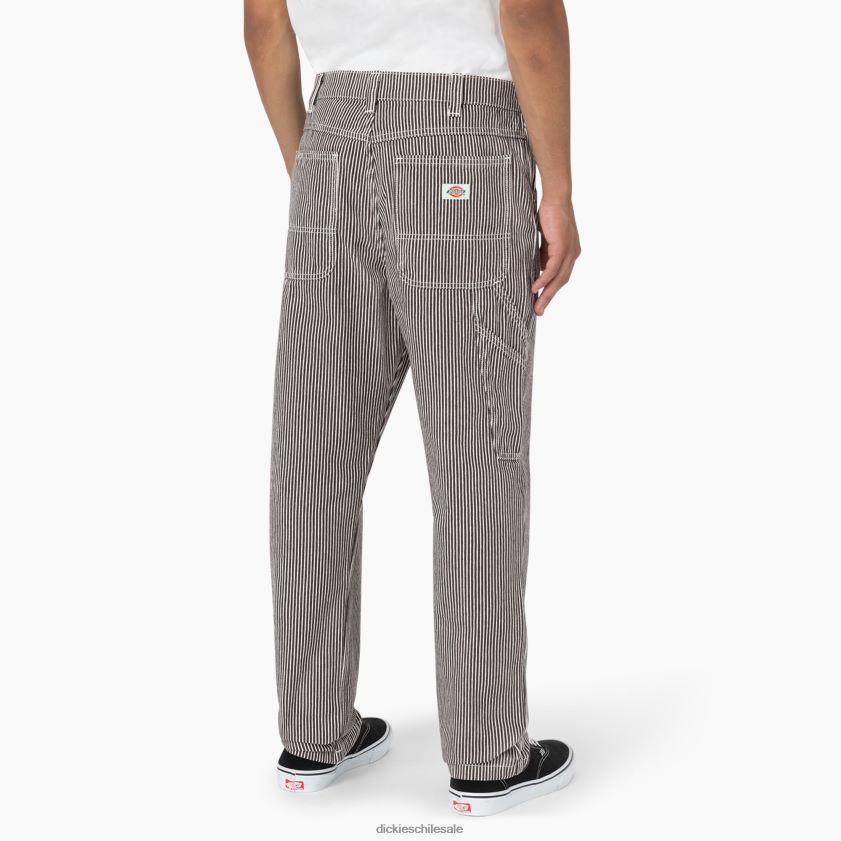 crudo/marrón (eub) hombres pantalones de carpintero con rayas de nogal de garyville Dickies vestir X4H0F157
