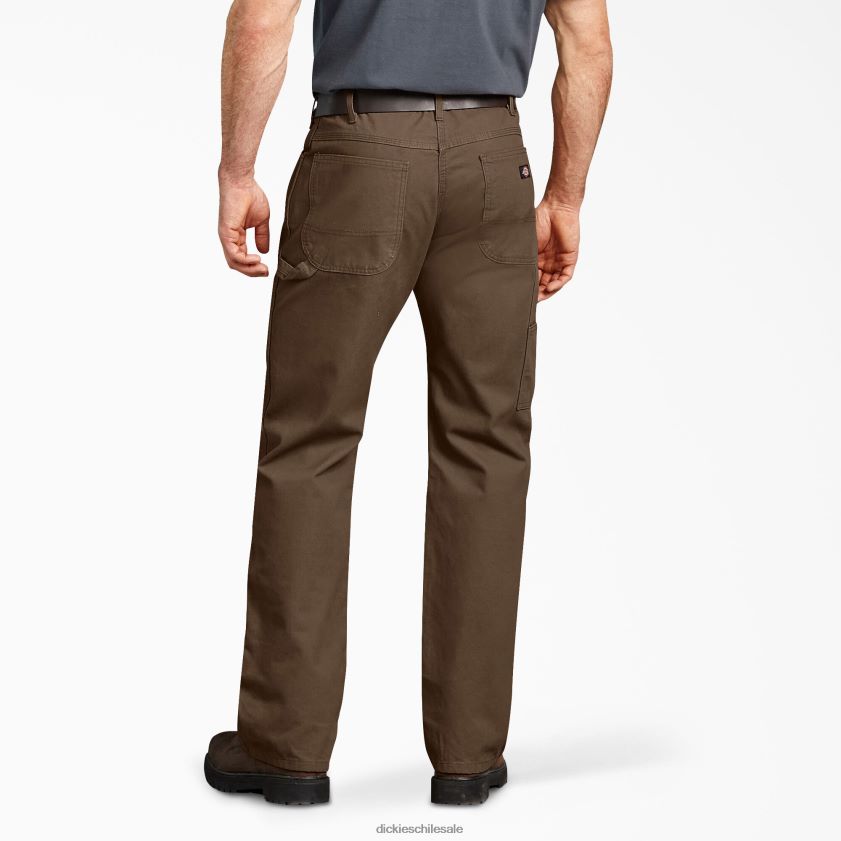 marrón madera enjuagado (rtb) hombres pantalones de carpintero de pato de corte holgado Dickies vestir X4H0F240