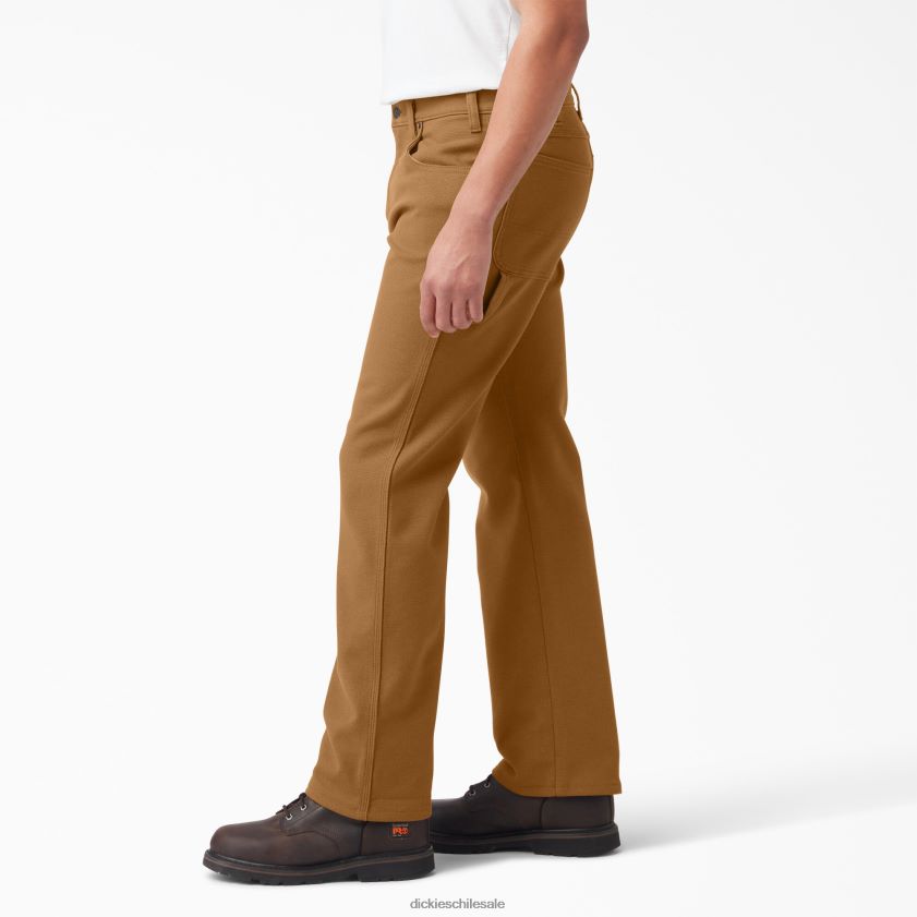 pato marrón enjuagado (rbd) hombres pantalones utilitarios cálidos de pato Dickies vestir X4H0F321