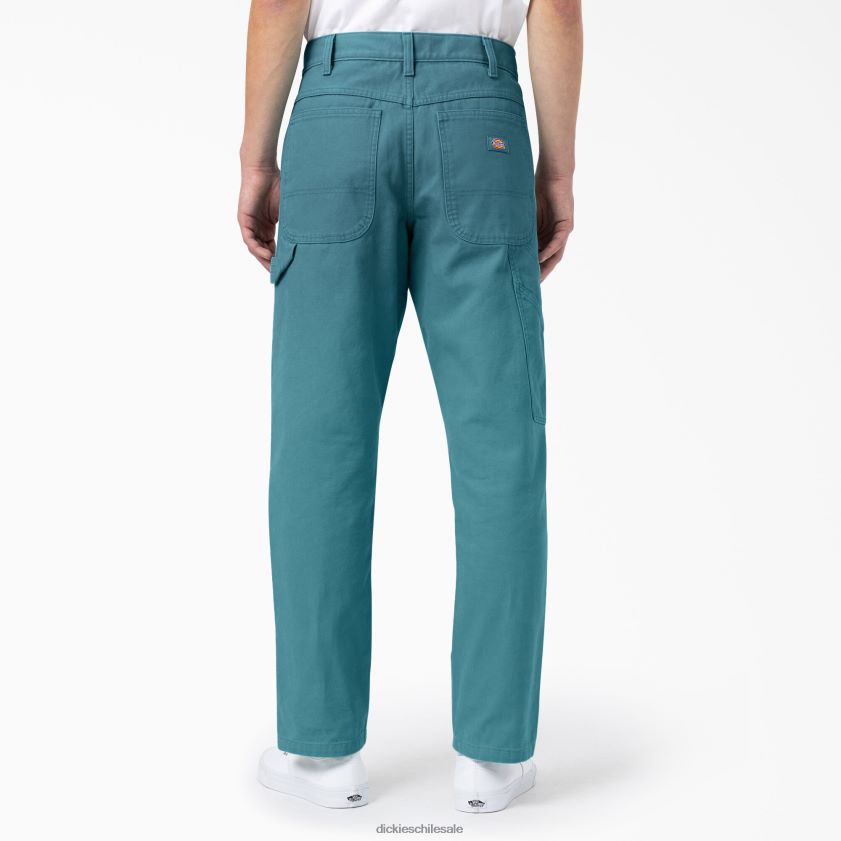 porcelana lavada a la piedra (s2o) hombres pantalones de carpintero de pato lavado a la piedra de corte regular Dickies vestir X4H0F255