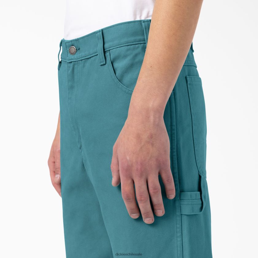 porcelana lavada a la piedra (s2o) hombres pantalones de carpintero de pato lavado a la piedra de corte regular Dickies vestir X4H0F255