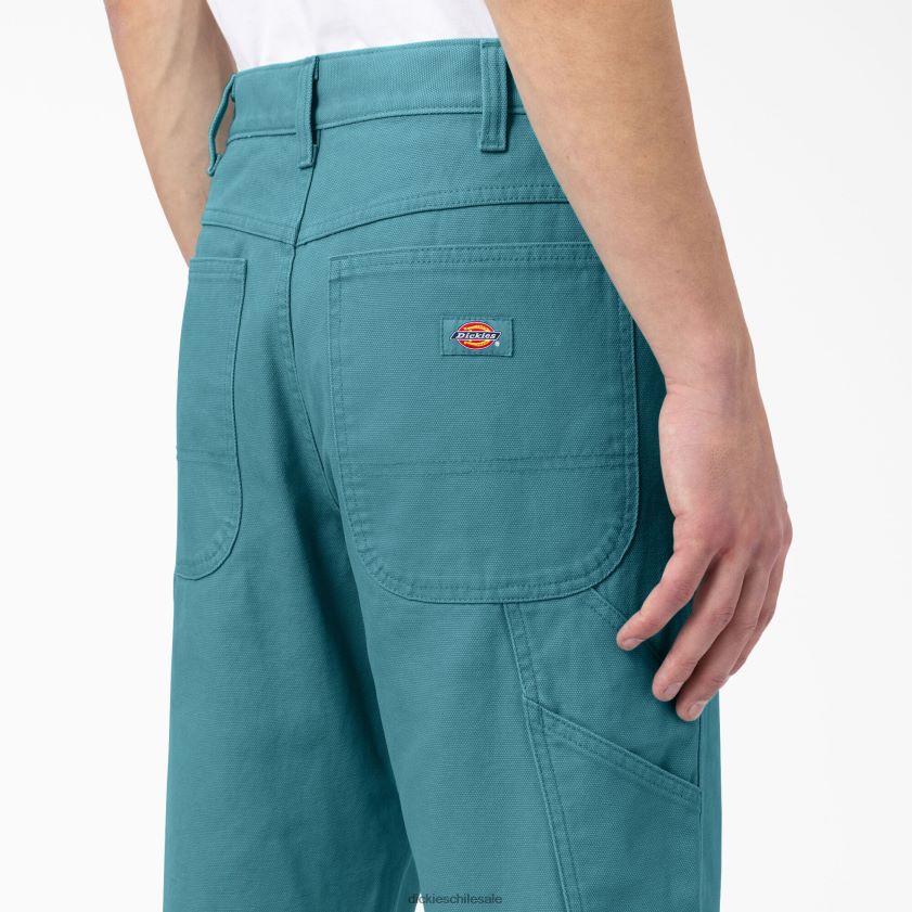 porcelana lavada a la piedra (s2o) hombres pantalones de carpintero de pato lavado a la piedra de corte regular Dickies vestir X4H0F255