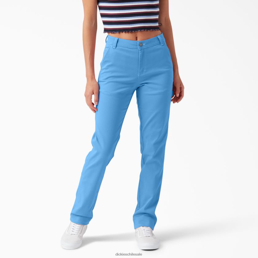 regular mujer pantalones de carpintero con dobladillo enrollado Dickies vestir X4H0F1785