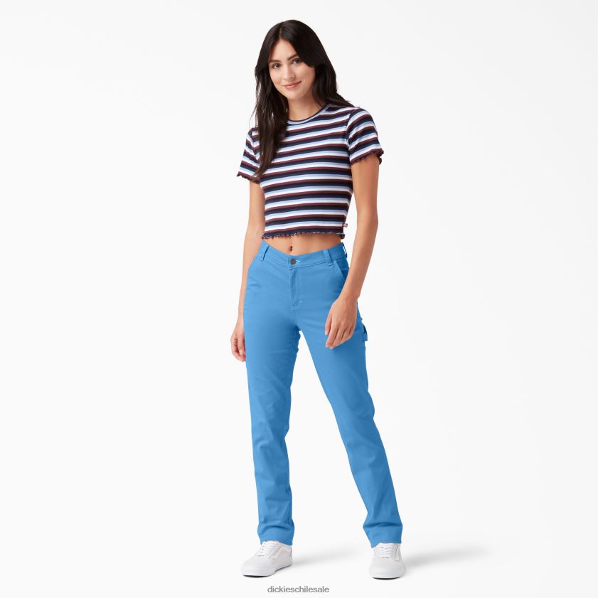 regular mujer pantalones de carpintero con dobladillo enrollado Dickies vestir X4H0F1785