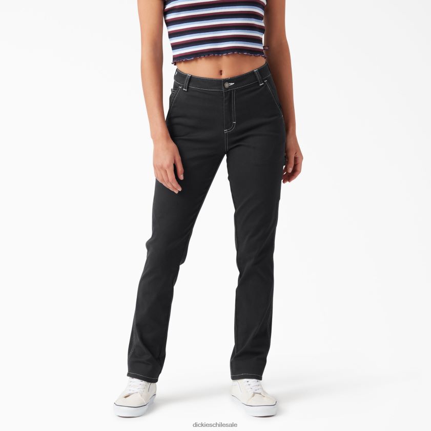 regular mujer pantalones de carpintero con dobladillo enrollado Dickies vestir X4H0F1786