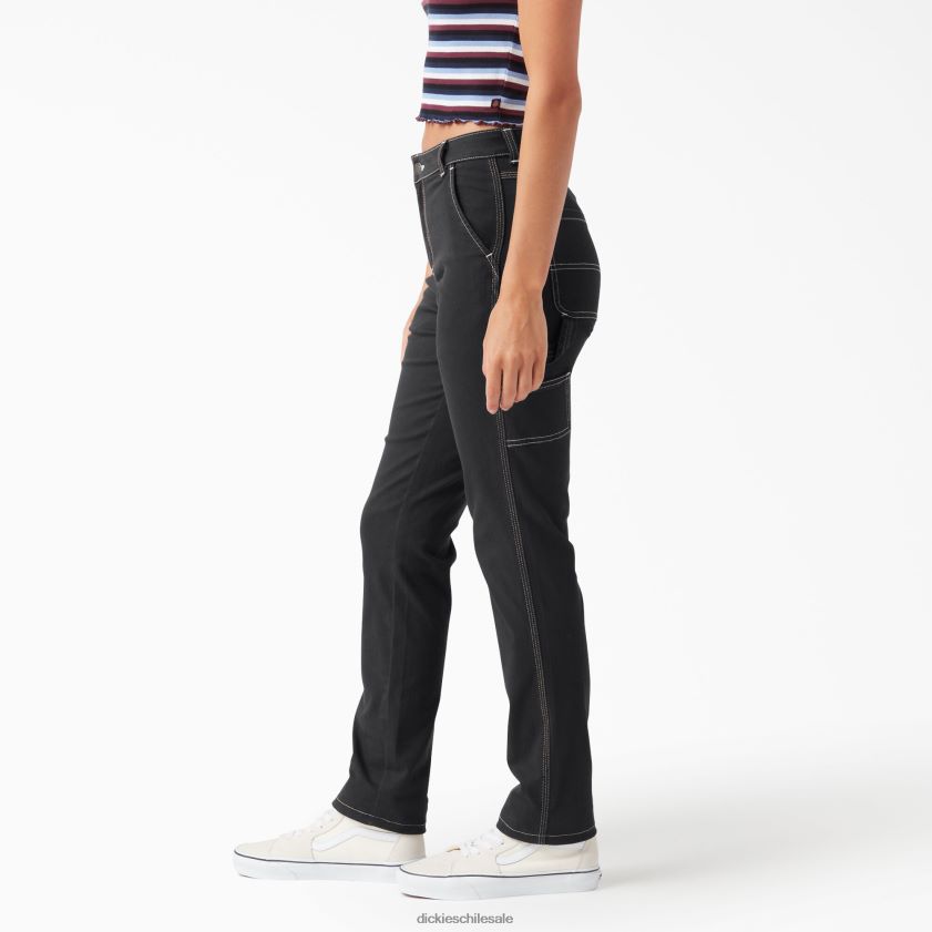 regular mujer pantalones de carpintero con dobladillo enrollado Dickies vestir X4H0F1786