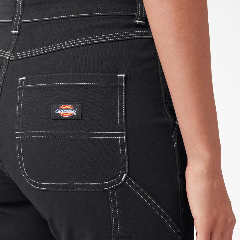 regular mujer pantalones de carpintero con dobladillo enrollado Dickies vestir X4H0F1786