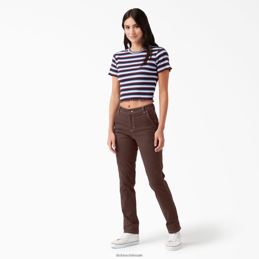 regular mujer pantalones de carpintero con dobladillo enrollado Dickies vestir X4H0F1787