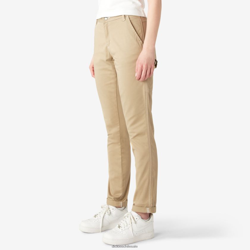 regular mujer pantalones de carpintero con dobladillo enrollado Dickies vestir X4H0F1788